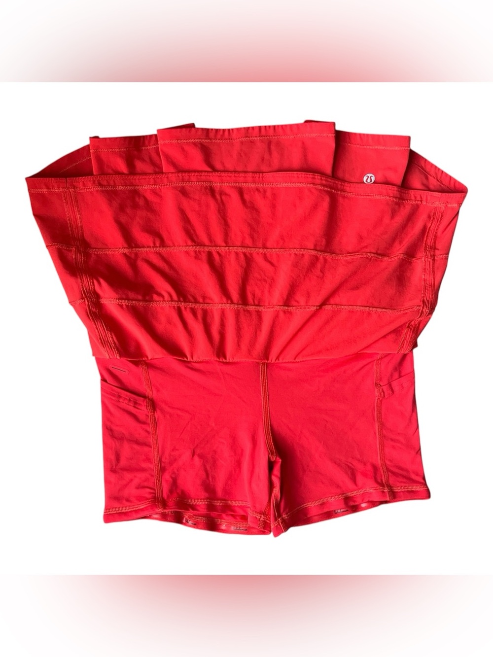 Lululemon Pace Rival Mid-Rise Skirt Run Tennis Golf Dark Red Womens Sz 4 EUC HTF - Picture 4 of 8